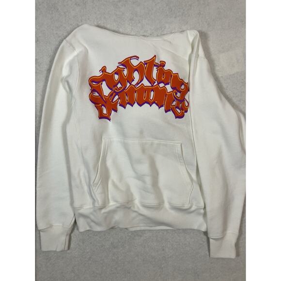 Size Medium Juice WRLD X Vlone Fighting Demons Double Sided White Hoodie - Picture 1 of 4